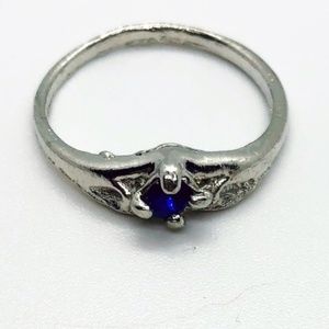 🔥HOT SALE🔥Blue Rhinestone Fashion Ring 6 1/2